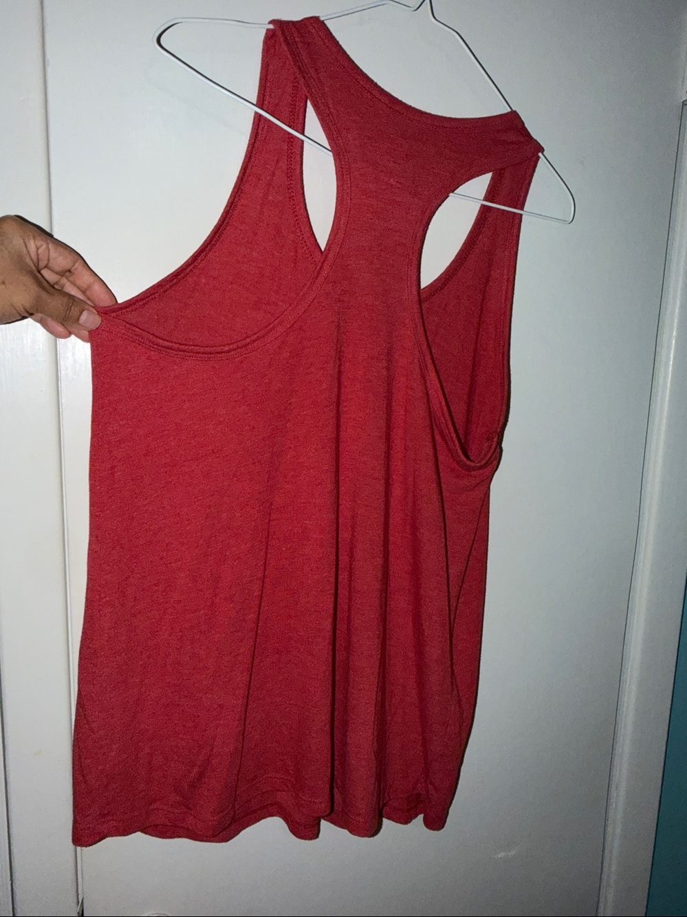Athletic Works Red Racerback Tank Top - Picture 3 of 4